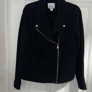 Old Navy Women's Black Jean Jacket